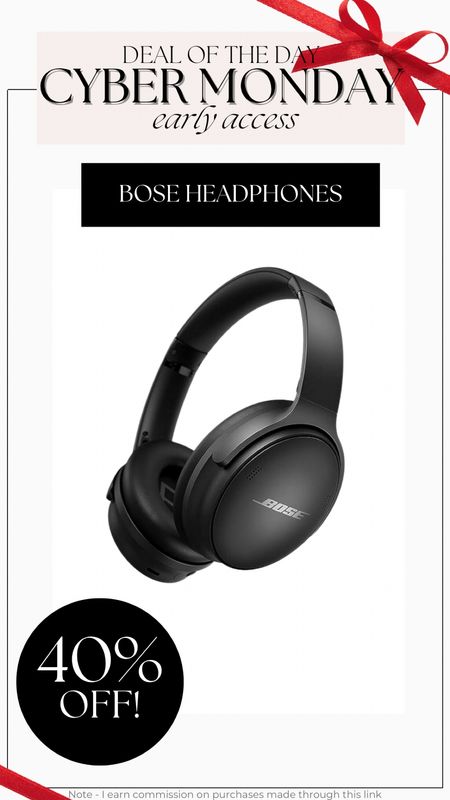 Amazon cyber Monday deal on Bose headphones!

#LTKCyberWeek
