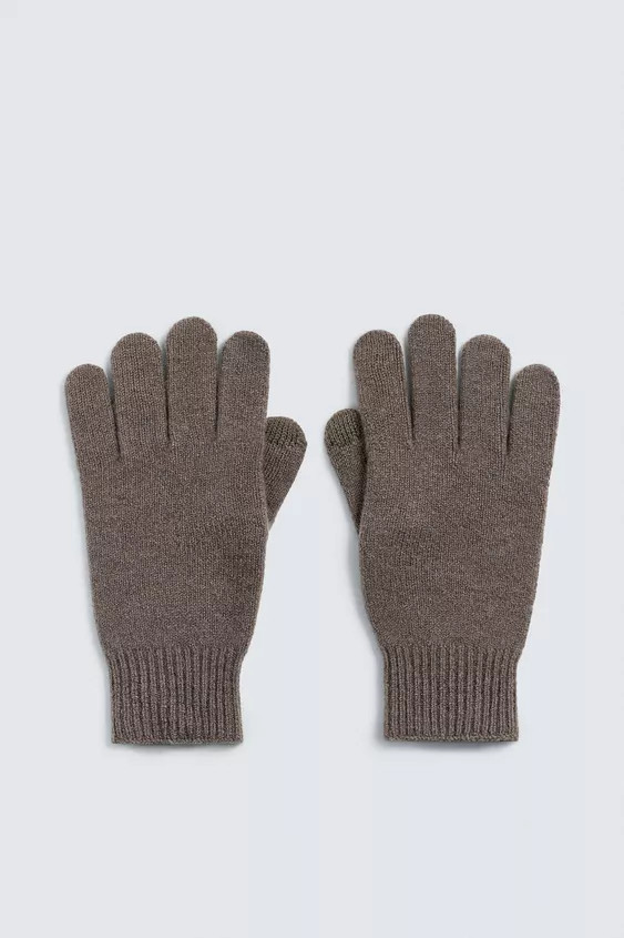 KNITTED WOOL - CASHMERE GLOVES | Zara UK