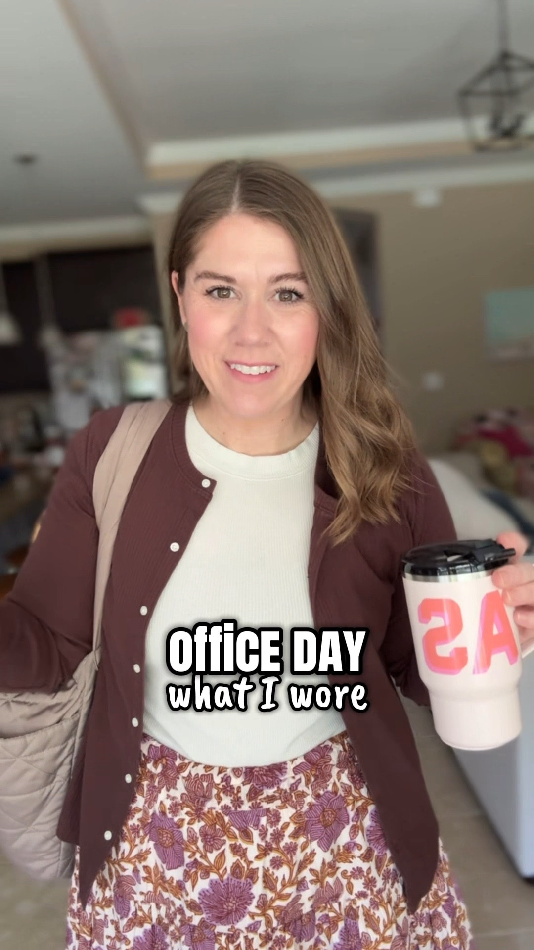 What I wore to the office as a working mom in marketing 🤎 love this skirt from Marea!

#LTKootd #LTKdayinmylife #LTKWorkwear