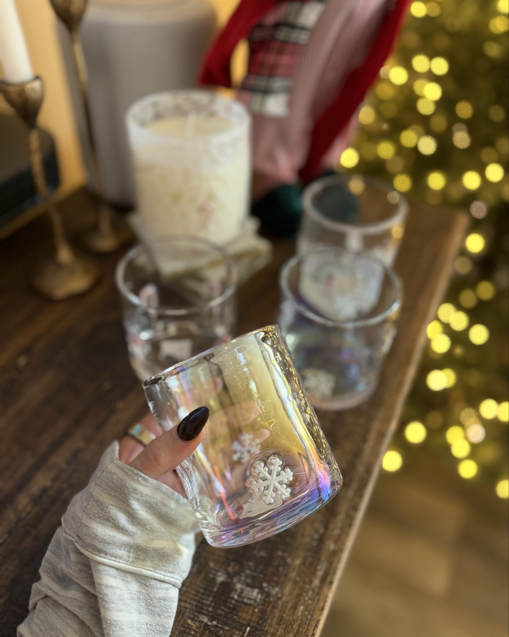 Prettiest Christmas icon glasses 😍 grabbed these over a month ago and finally broke them out yesterday! They are seriously so beautiful!!! 

Icon glasses, iridescent glasses, snowflake icon glass, snowman, candy cane icon glasses, world market, Anthropologie lookalike 

#LTKHome #LTKHoliday #LTKSeasonal
