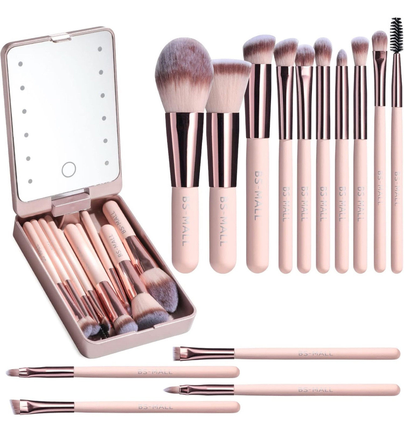 Perfect brush set for travel with light mirror 
Rechargeable 

#LTKFindsUnder50 #LTKGiftGuide #LTKStyleTip
