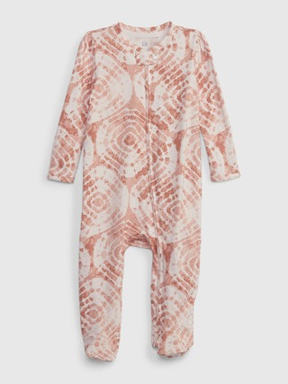 Baby Print Footed One-Piece | Gap (US)