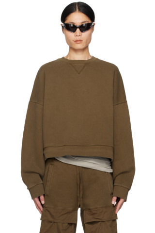 Brown Box Crew Sweatshirt | SSENSE