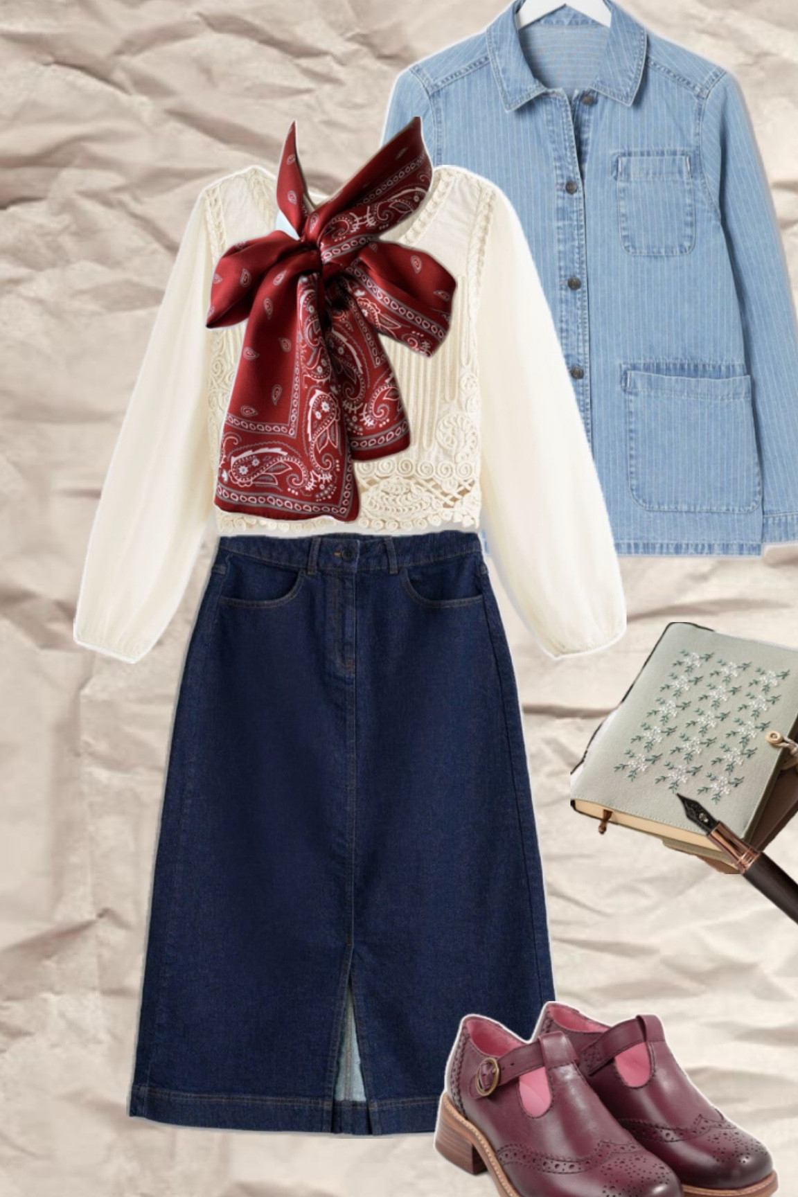 Cottagecore library inspired Outfit #cotgagecore #vintageinspired 

#LTKplussize #LTKeurope #LTKSeasonal