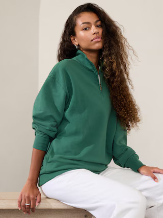 Forever Fleece 1/4 Zip Sweatshirt | Athleta