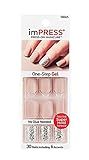 Kiss imPress Press-On Manicure Short Length Matte Nails # 58065 So So Stellar | Amazon (US)