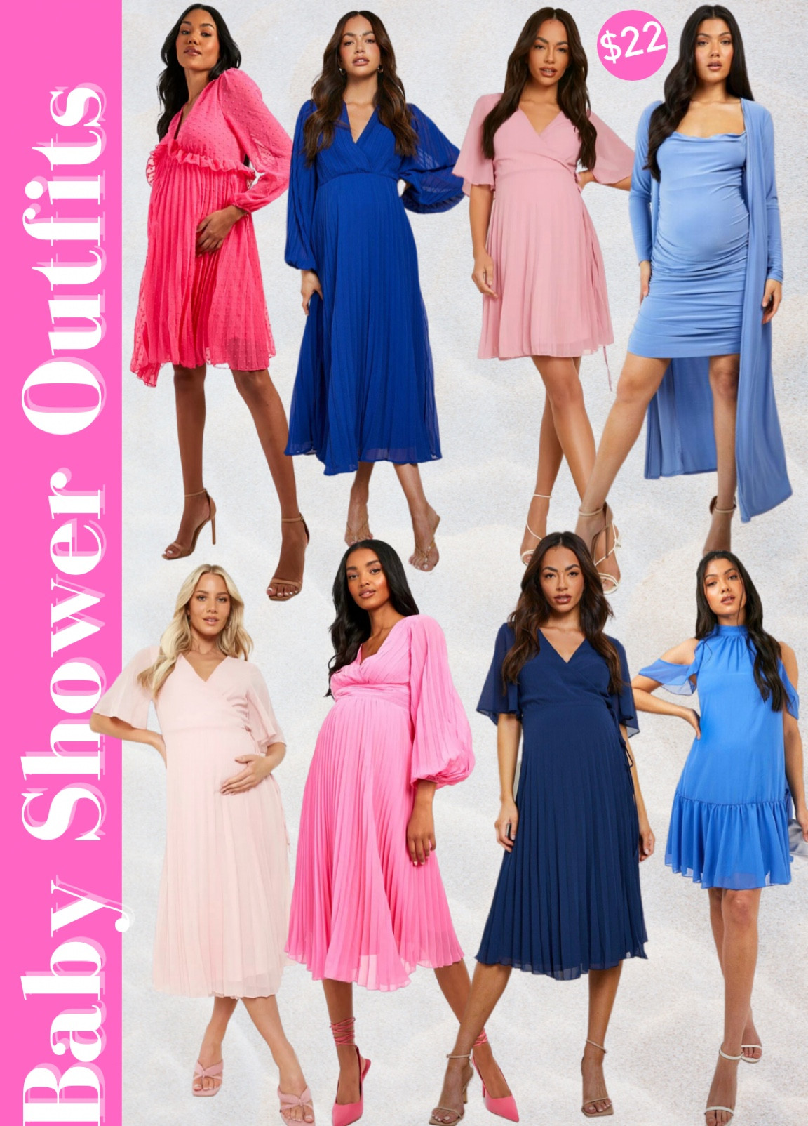 Baby shower dress round up mostly under $30!! 
Code: Lauren10

Baby shower dress 
Gender reveal dress
Maternity outfit 
Maternity dress
Pink maternity dress
Blue maternity dress
Summer maternity dress 
Maternity summer 
Maternity wedding guest dress
Maternity clothes
Bump friendly dress 
Bump friendly 
Maternity dress photoshoot 
Bump friendly wedding guest dress
Bump friendly cocktail dress
Blush pink maternity dress
Navy blue maternity dress
Maternity bridesmaid dress 
Boohoo maternity #boohoopartner

#LTKbaby #LTKeurope #LTKbump