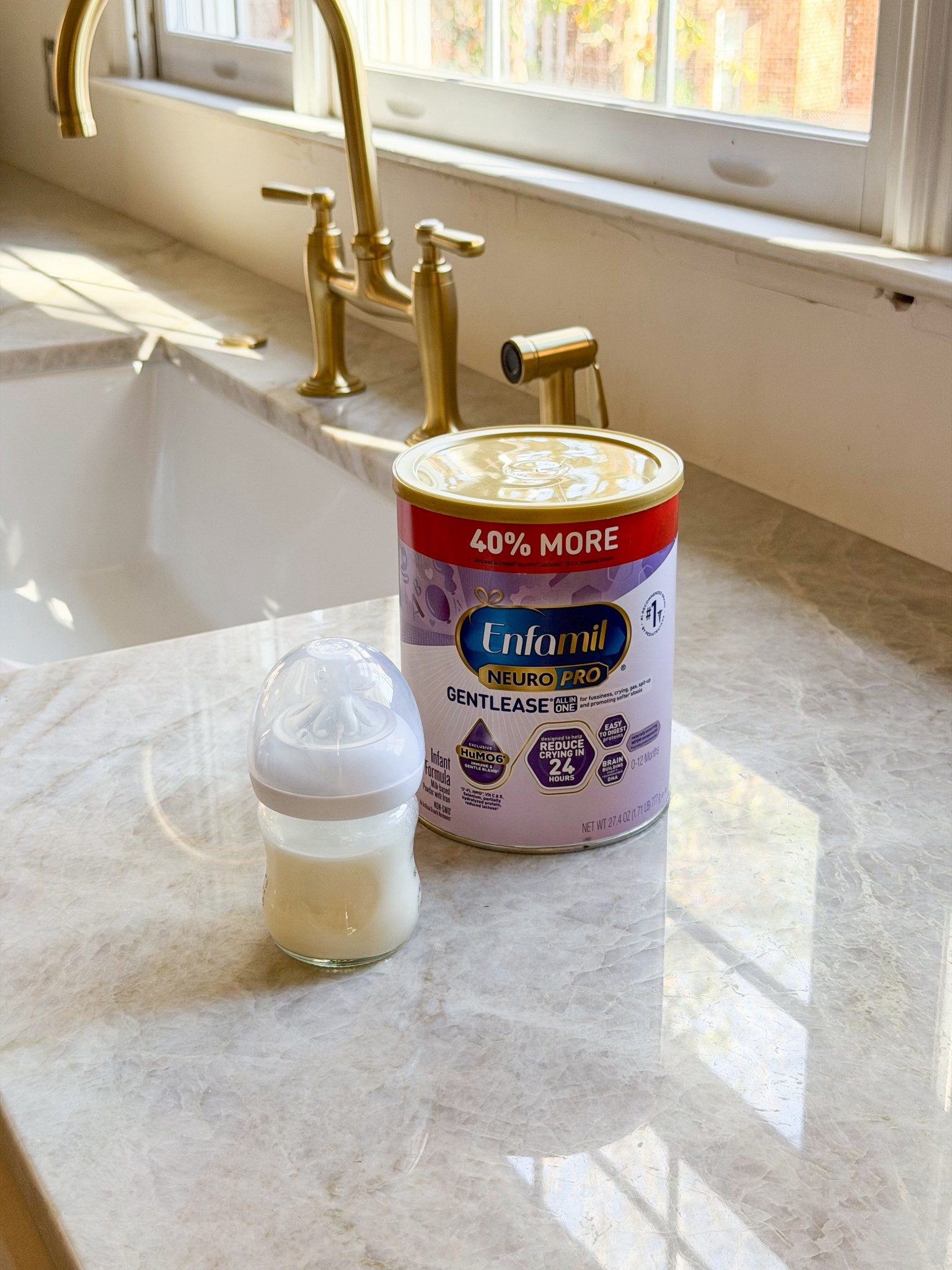 #ad Keeping Lorenzo happy starts with what goes in his bottle. Enfamil NeuroPro Gentlease has been our go-to for gentle nutrition and easy digestion. It supports his development and keeps those tummy troubles away, exactly what we need in

#TargetPartner #Target #enfamil @target @enfamil @shop.ltk #liketkit

#LTKmorningroutine #LTKBaby #LTKdayinmylife