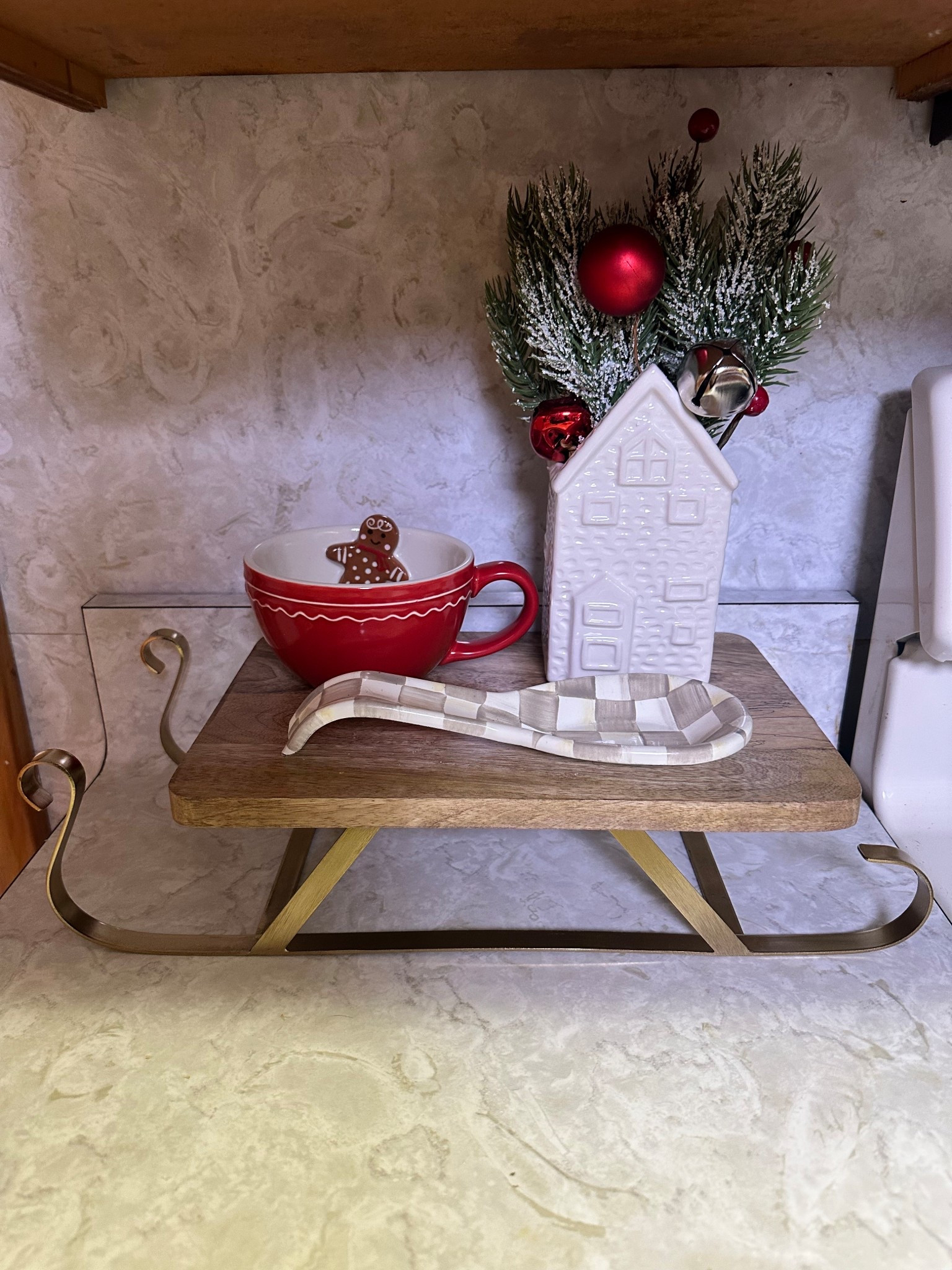 Christmas Decor // Kitchen Decor // Holiday Decor // Sleigh // Ornaments // Gingerbread // Target // Mackenzie Childs // Coffee Mug // Spoon Rest // Serving Board

#LTKGiftGuide #LTKHoliday #LTKSeasonal