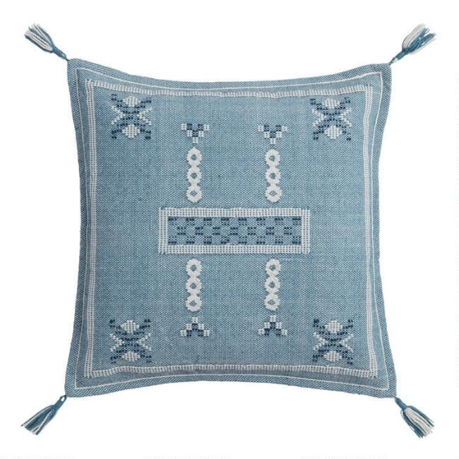 Woven Playa Indoor Outdoor Throw Pillow | World Market