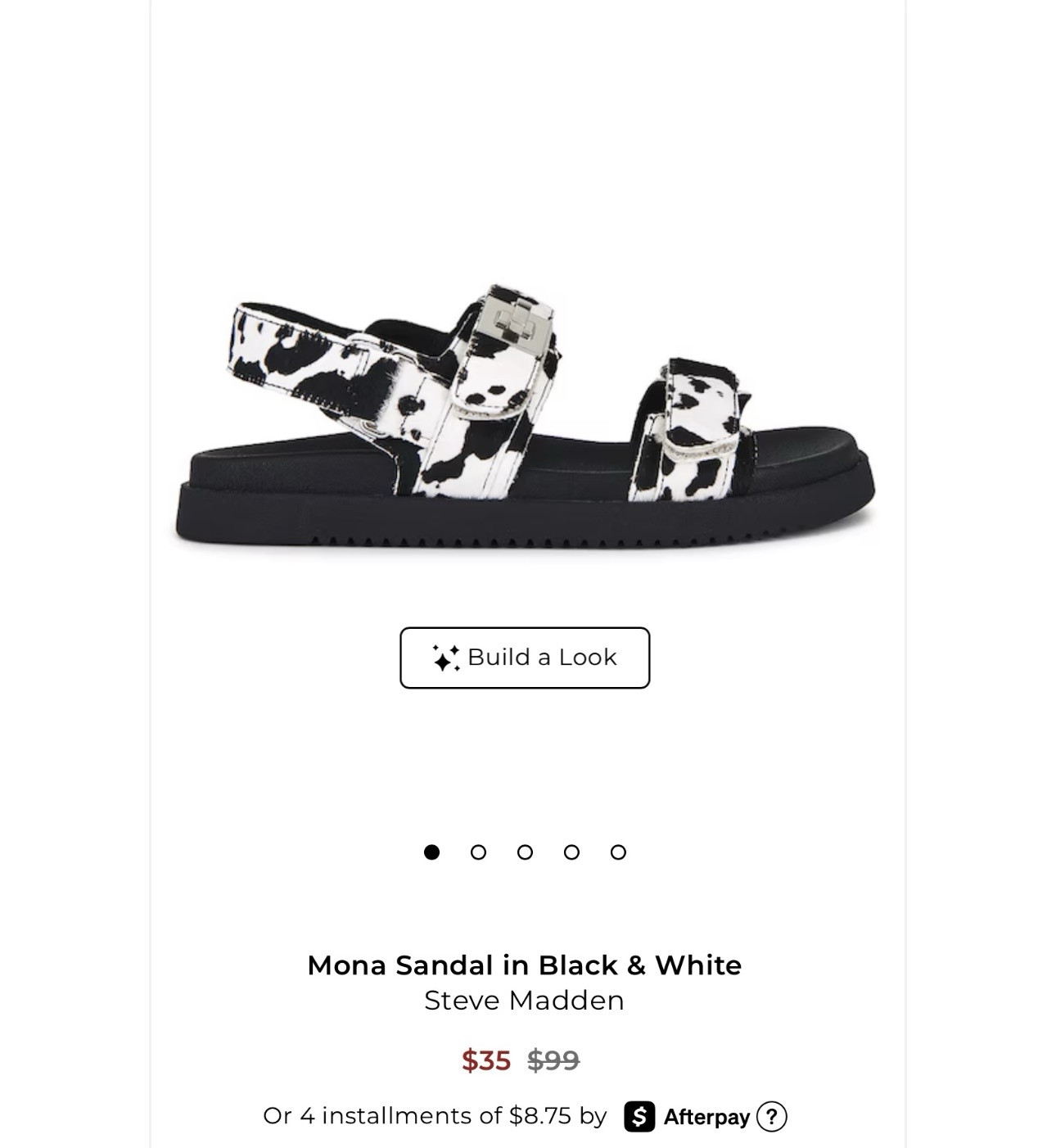 COW PRINT MOMENT and they are CUTE PLUS on SALE! Perfect summer sandals 