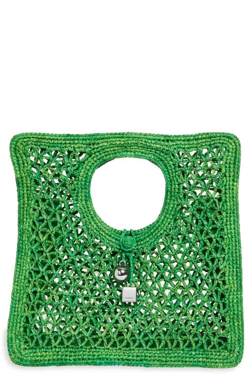 Jacquemus Le Spiaggia Square Bag in Green 550 at Nordstrom | Nordstrom