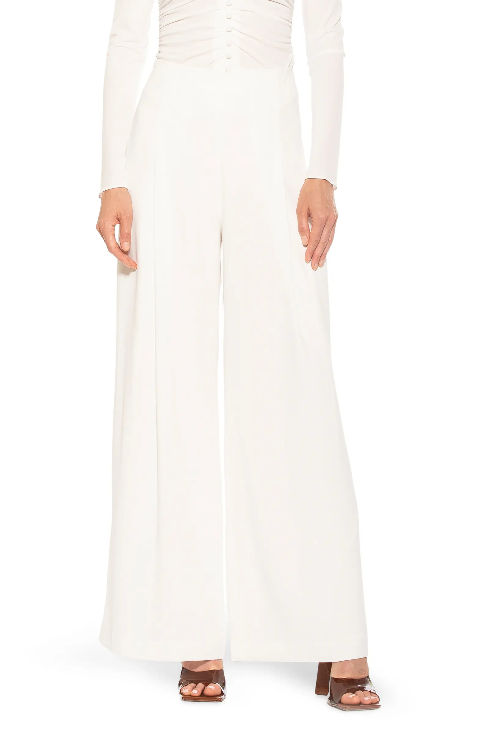 Alexia Admor Elia High Waist Pleat Wide Leg Pants | Nordstromrack | Nordstrom Rack
