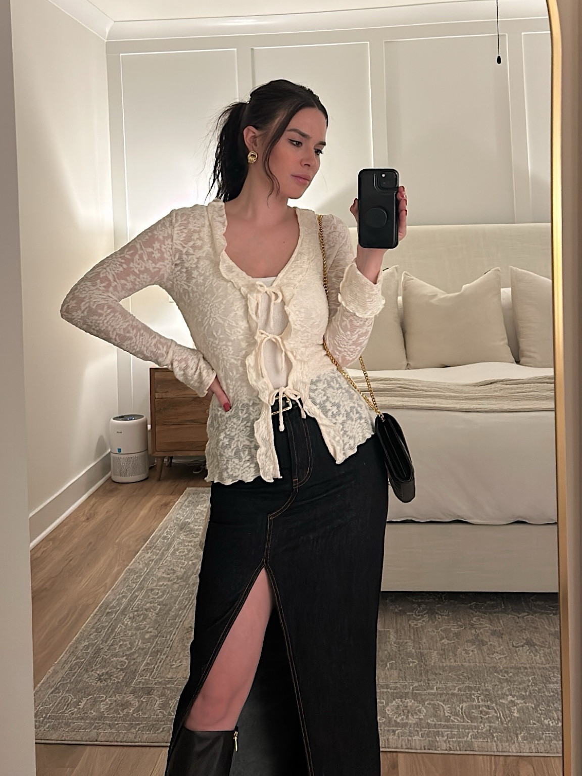 Girly western fit for girls night 🍷 

#LTKFindsUnder50 #LTKSaleAlert #LTKStyleTip