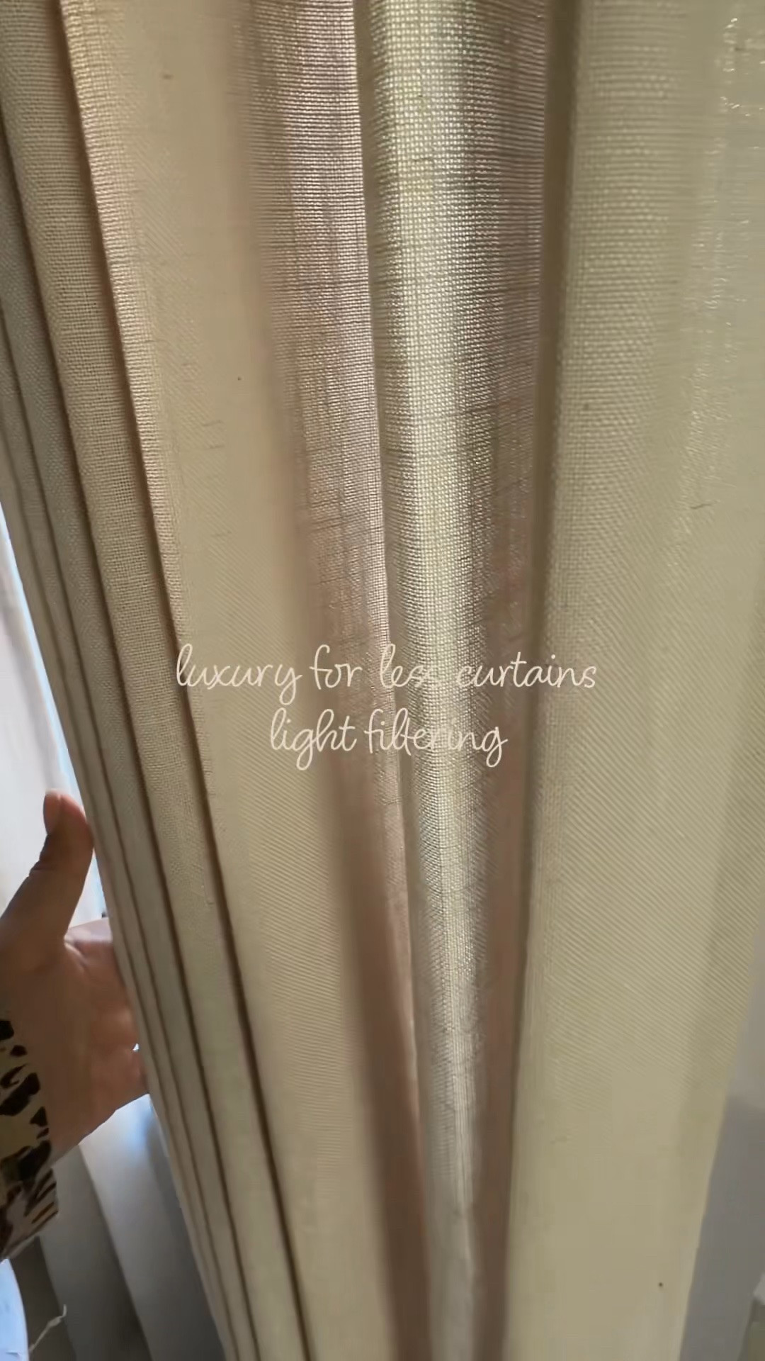 Soft light, elevated texture, and an effortlessly polished look 🤎 These taupe linen-blend memory chain pinch pleated curtains add the perfect touch of warmth while beautifully filtering natural light throughout the room. ✨

Available in multiple colors and lengths, this set includes two 96-inch panels—perfect for creating that soft, cozy, ambient feel in just about any space!

#LTKHome #HomeDecor #CurtainIdeas #WindowTreatments #NeutralHome #CozyHome #HomeInspo #LinenCurtains #PinchPleatCurtains #AmazonHome