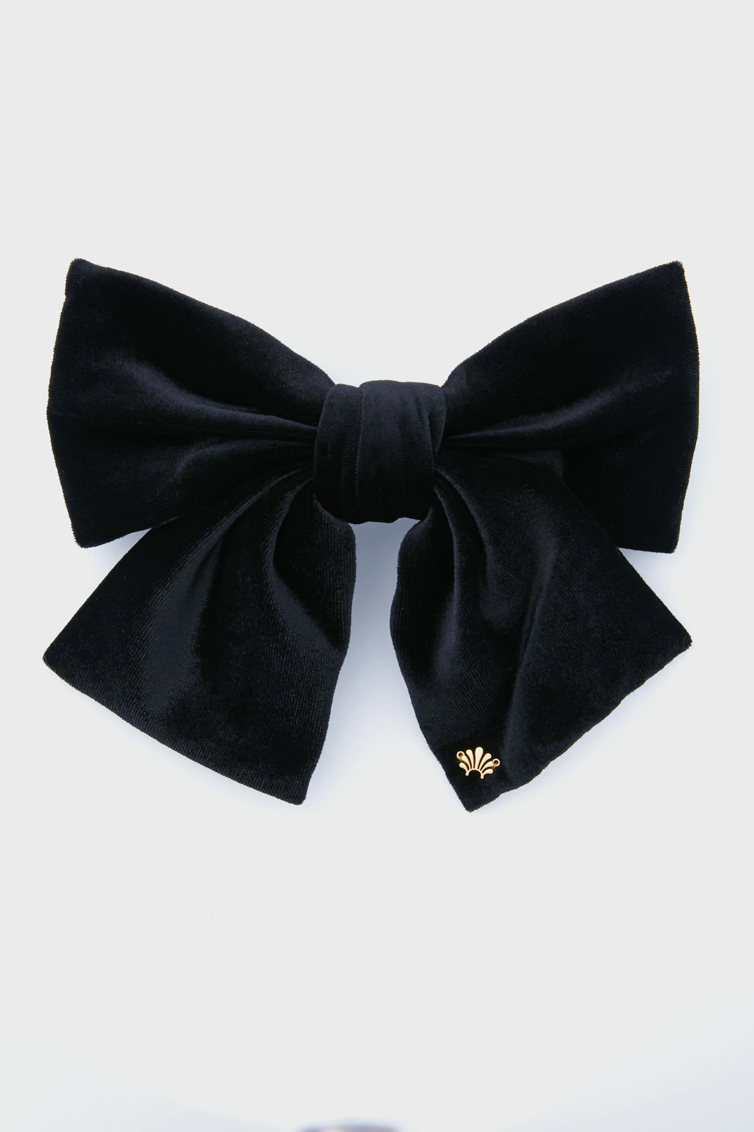 Exclusive Jet Jumbo Velvet Bow Barrette | Tuckernuck (US)
