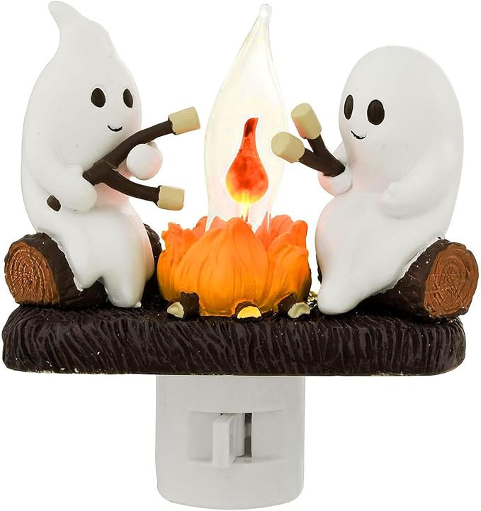 Halloween Ghost Campfire Night Light, Ghost Campfire Flickering Night Light, Halloween Ghost Pump... | Amazon (US)