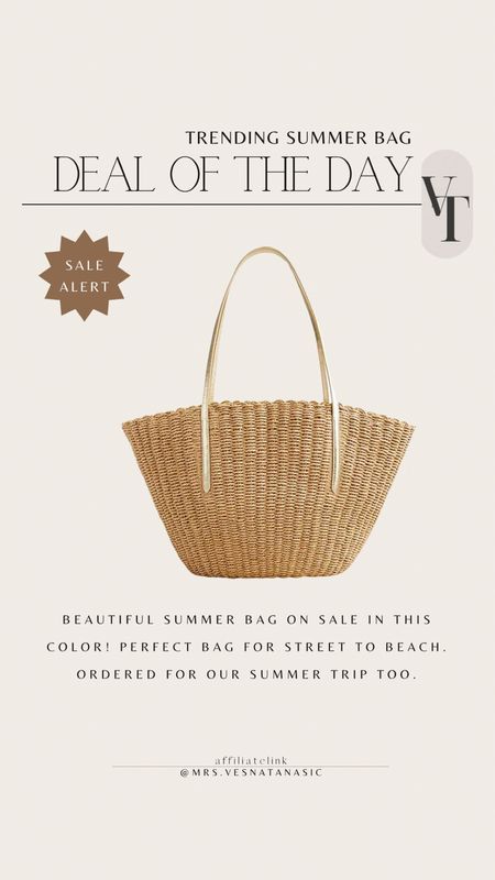 beautiful summer bag on sale in this color! Perfect bag for street to beach. Ordered for our summer trip too.

#LTKSaleAlert #LTKFindsUnder100 #LTKItBag