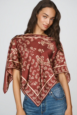 By Anthropologie Printed Scarf Poncho | Anthropologie (US)