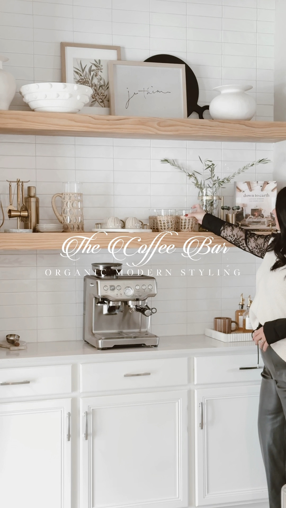 Styling for me isn’t just about aesthetics; it’s a combination of art and functionality!   .
.
Coffee station styling - Coffee bar - Coffee Decor - Shelf styling - Shelves - Organic Modern Decor 

#LTKSeasonal #LTKStyleTip #LTKSaleAlert