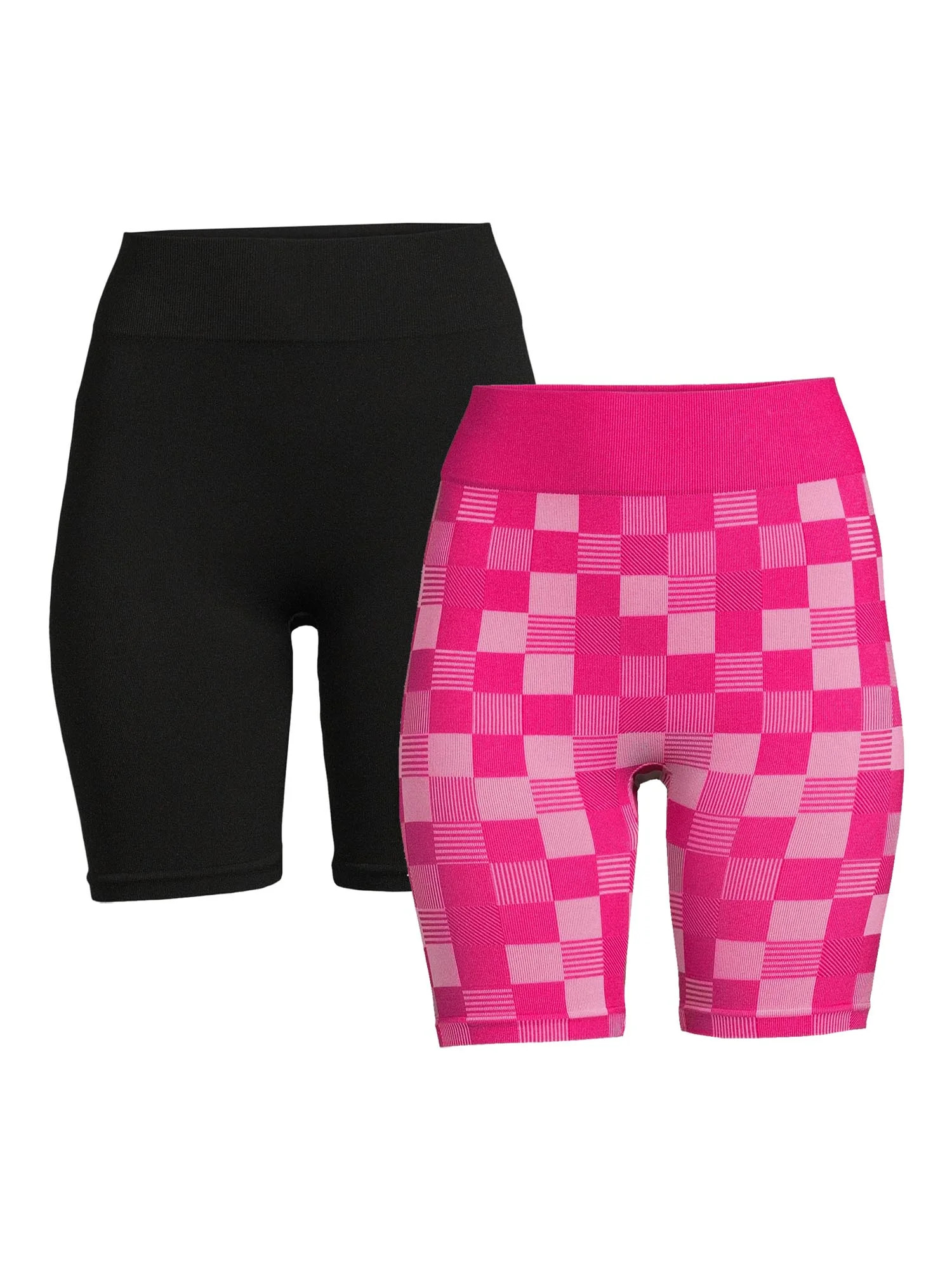 No Boundaries Juniors' Seamless Bike Shorts, 2-Pack - Walmart.com | Walmart (US)