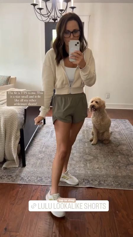 Lulu look a like for a fraction of the price 🤩 the BEST Amazon shorts! I have several colors and they fit TTS and so comfy! 

#LTKSeasonal #LTKfindsunder50 #LTKstyletip