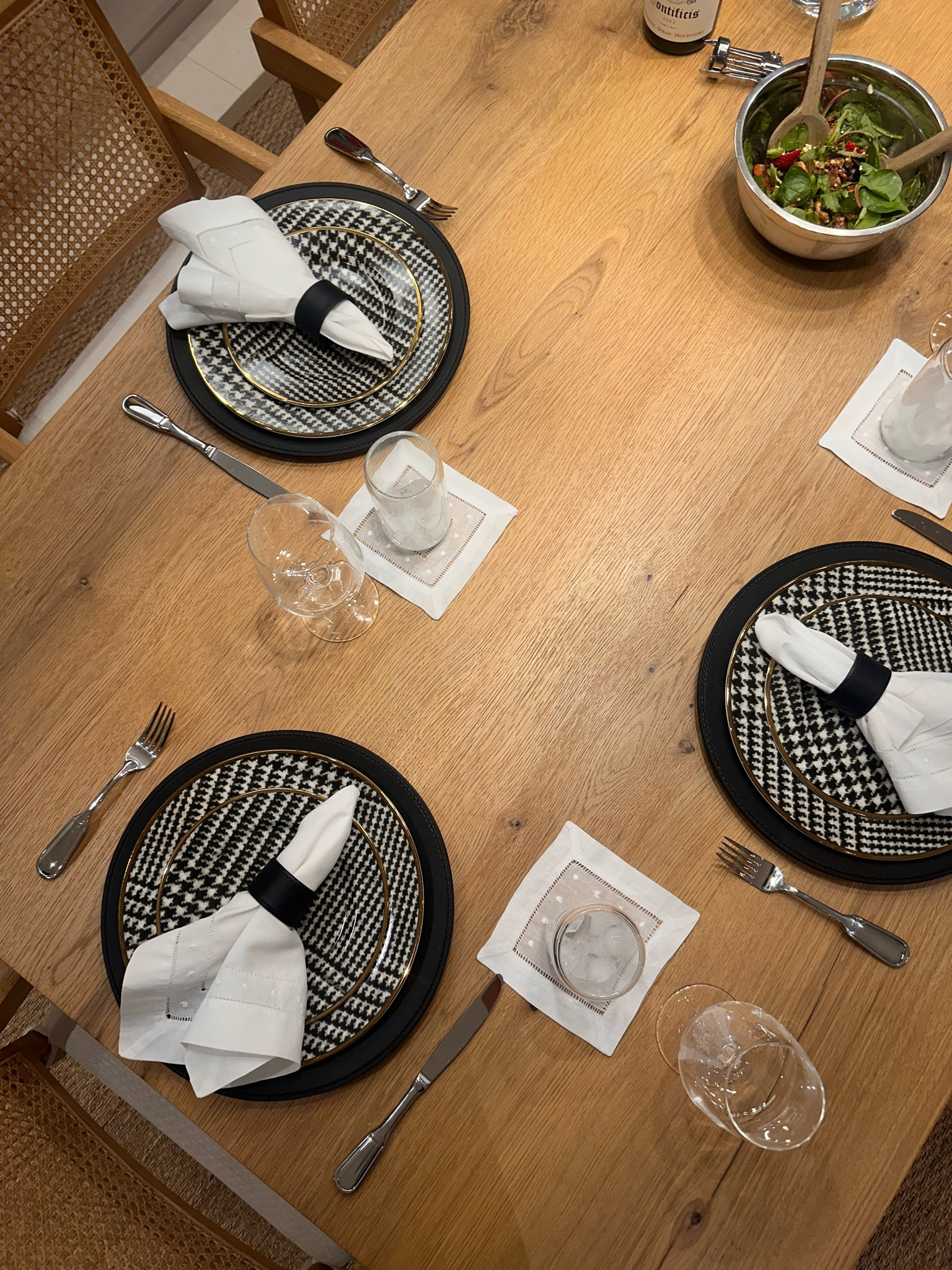 Loving this Ralph Lauren dinnerware. It’s the wessex porcelain set with a black leather charger. Such great staples & so cute for hosting dinner parties. The black leather napkin rings match the black leather chargers perfectly 

#LTKHome #LTKStyleTip #LTKParties