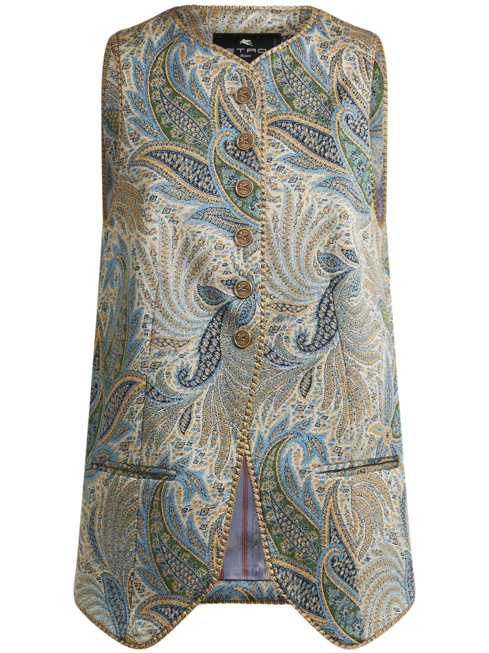 jacquarded waistcoat | Farfetch Global
