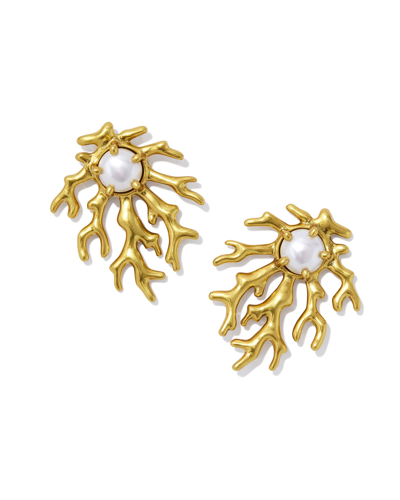 Shea Statement Stud Earrings in Vintage Gold | Kendra Scott