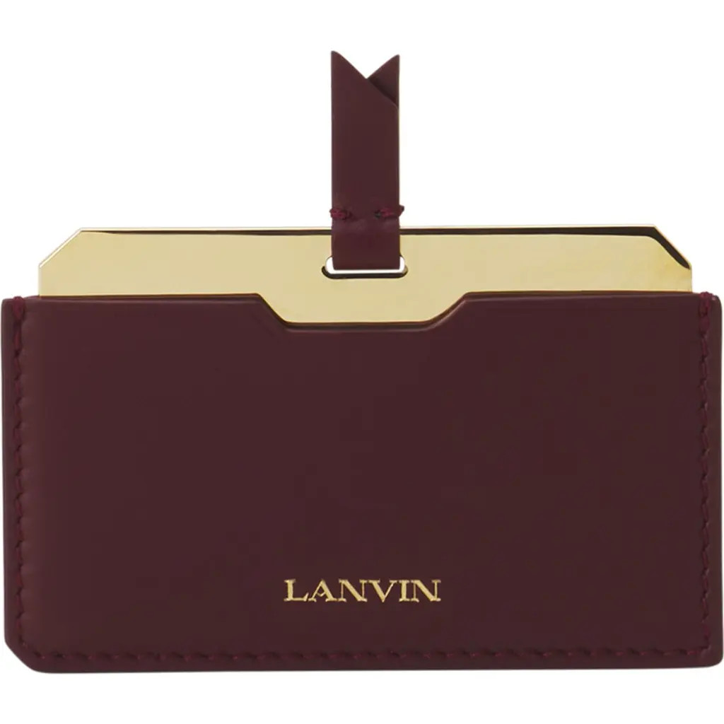 Lanvin Leather Mirror Holder in Bacchus at Nordstrom | Nordstrom