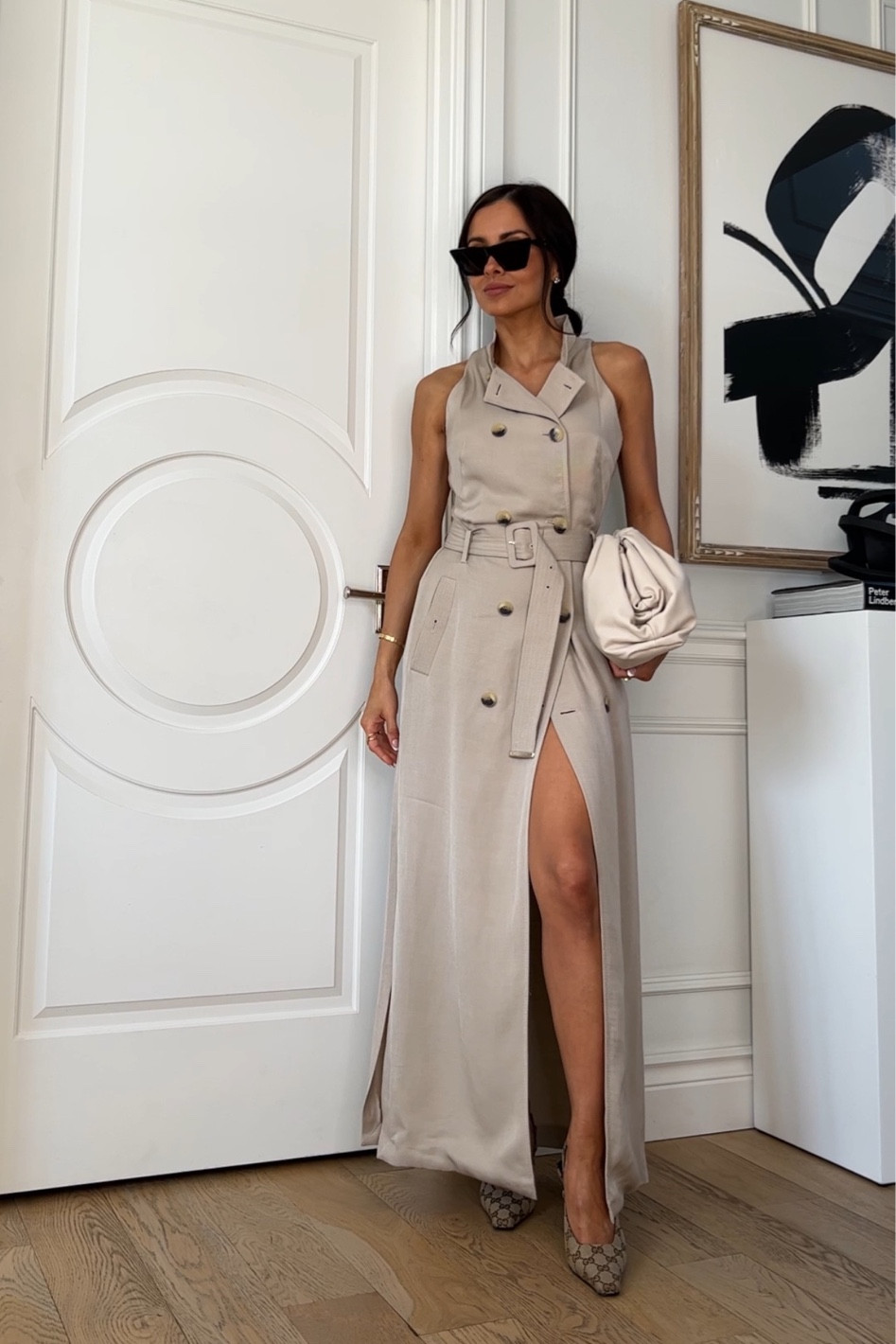 Karen millen shop trench dress