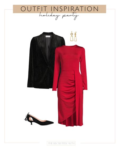 Walmart Holiday Party #walmartpartner #walmartfashion @walmartfashion

Winter outfits | winter fashion | curve style | midsize fashion | size large | holiday dress | holiday outfits | red dress | black blazer | heels 

#LTKstyletip #LTKunder50 #LTKHoliday