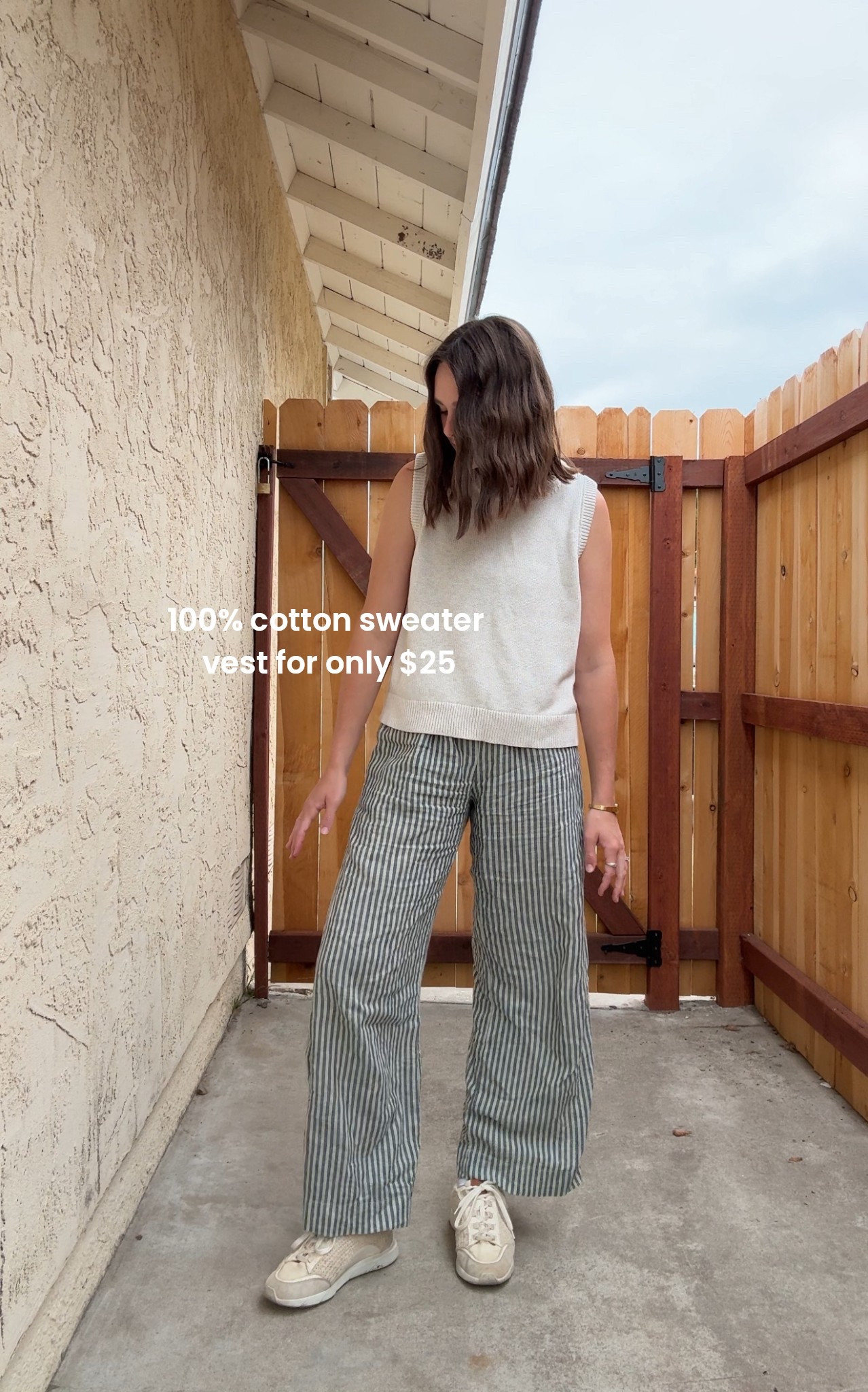 $25 sweater vest for only $25! and my favorite linen pants from @larelaxed

#budgetfinds #naturalfiber

#LTKStyleTip #LTKFindsUnder50 #LTKSeasonal