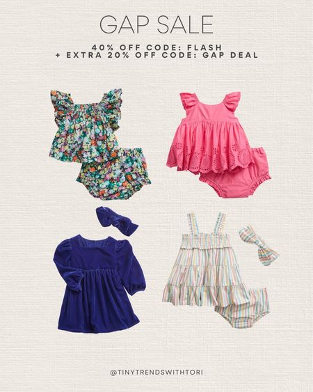 GAP sale - 40% off + an additional 20% off baby girl clothes!

#LTKkids #LTKbaby #LTKsalealert