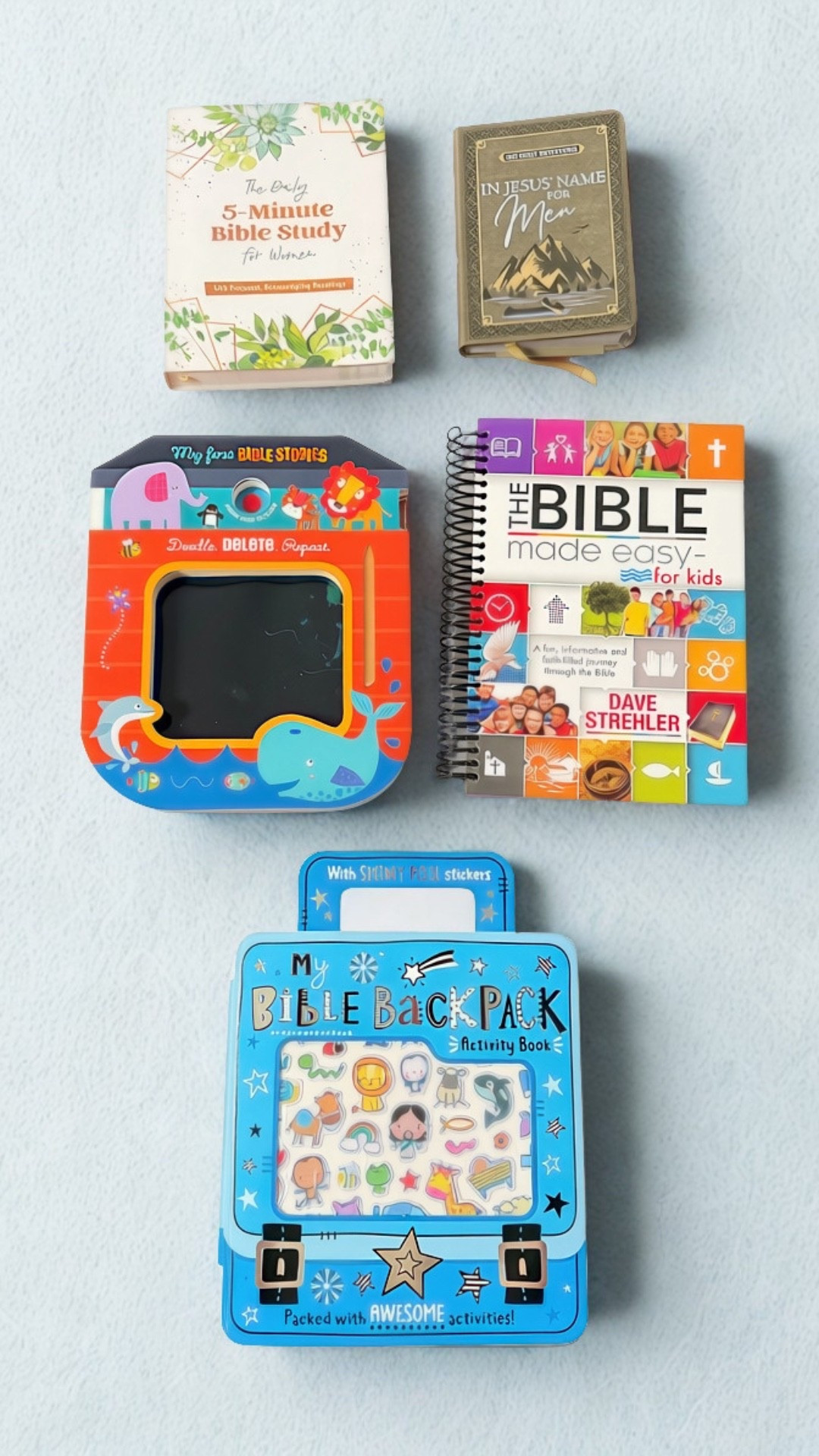 A little reminder to always check the book aisle at @Walmart . 🤍 I found these Bible studies and activities while back-to-school shopping, and they’re perfect for the whole family. ✝️🤍🕊️  #LTKFamily

#LTKmomlife #LTKBump #LTKKids