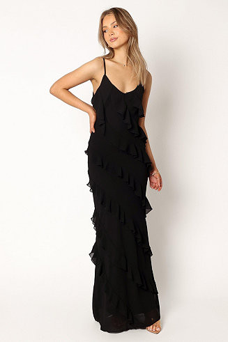 Women's Ciao Ruffles Maxi Dress | Macy's
