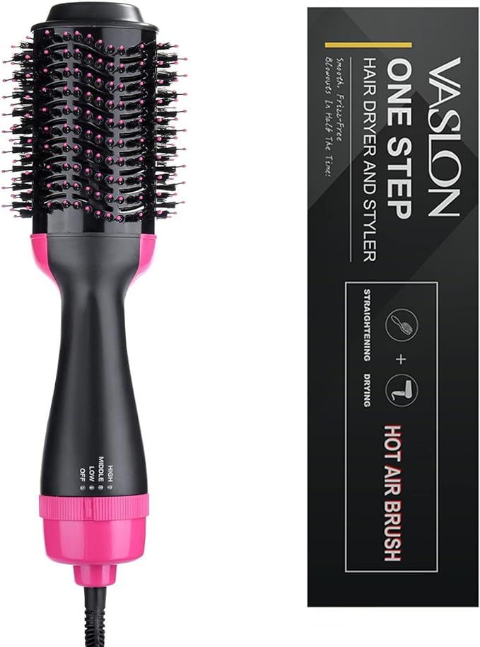 VASLON Hot Air Brush,4-in-1 One Step Hair Dryers & Blower Brush With Negative Ions for Reducing F... | Amazon (CA)