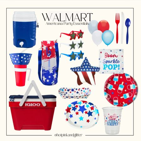 American 🇺🇸 party essentials for the 4th of July at Walmart 

#LTKSummerSales #LTKHome