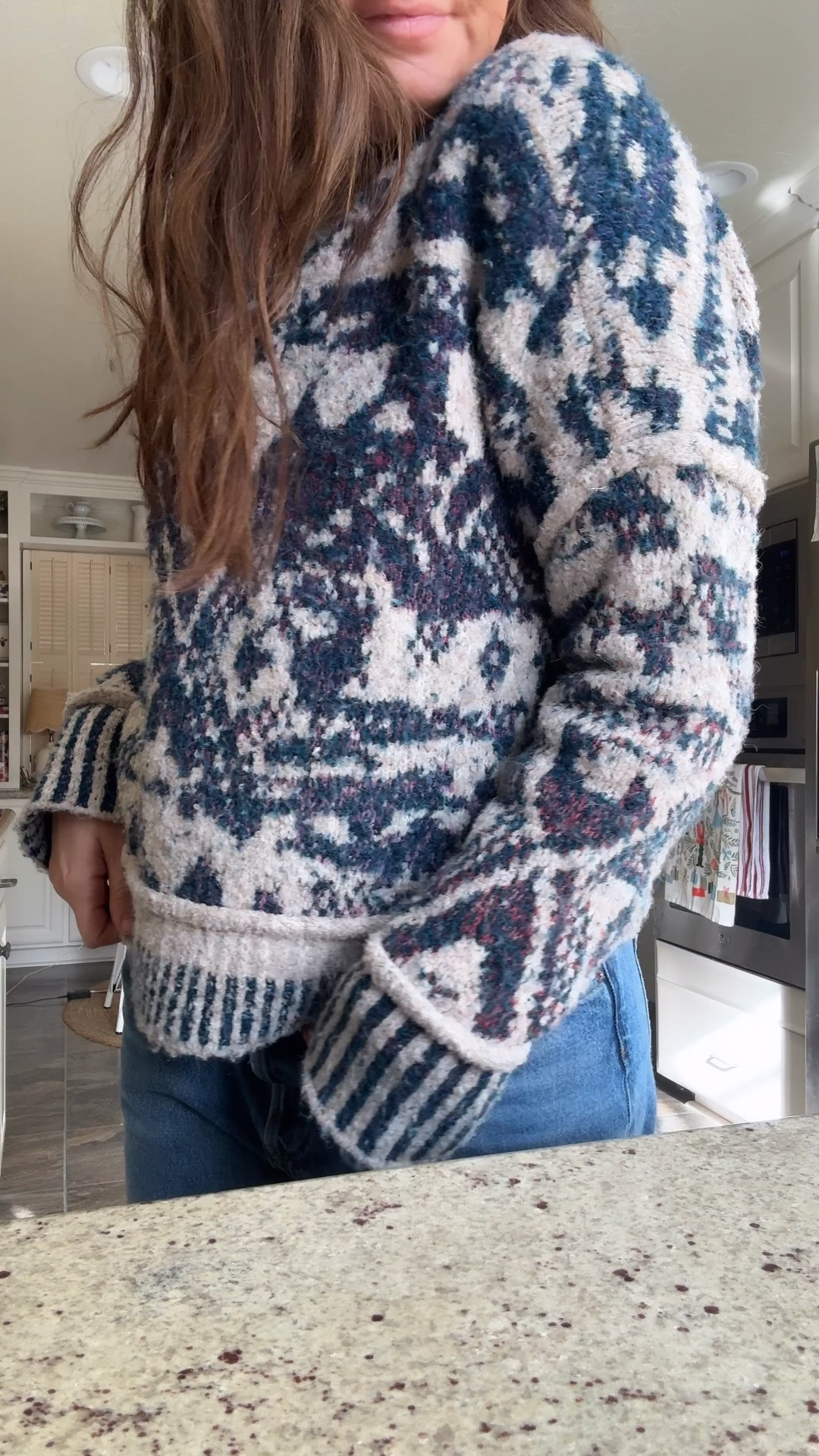 Another day, another cozy sweater. On sale!! True to size, a nice oversized comfy fit. Soft! Not itchy! 

#LTKGiftGuide #LTKSaleAlert #LTKCyberWeek