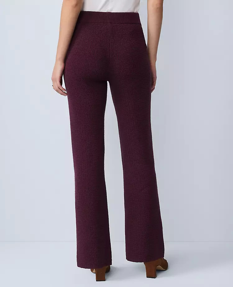 Weekend Collection Waffle Sweater Pant | Ann Taylor