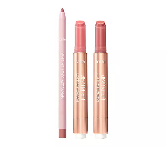 tarte maracuja juicy lip line & plump 3pc kit - QVC.com | QVC