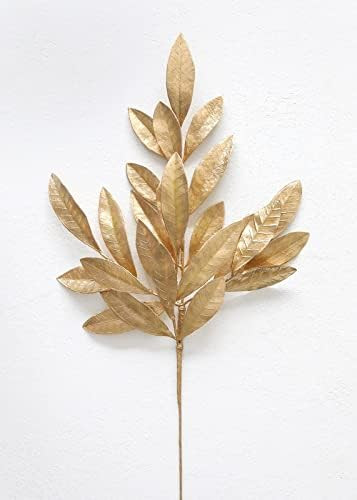 Artificial Bay Leaf in Metallic Gold - 19" | Amazon (US)