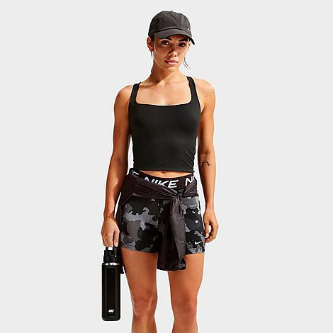 Nike Women's Zenvy Light Support Sports Bra Tank in Black/Cool Grey Size: XL | Finish Line (US)
