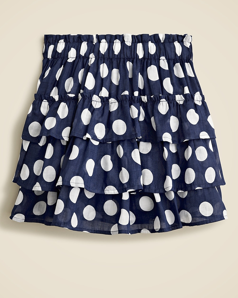 Maryam Nassir Zadeh X Crewcuts girls' ruffle skirt in ramie | J. Crew US