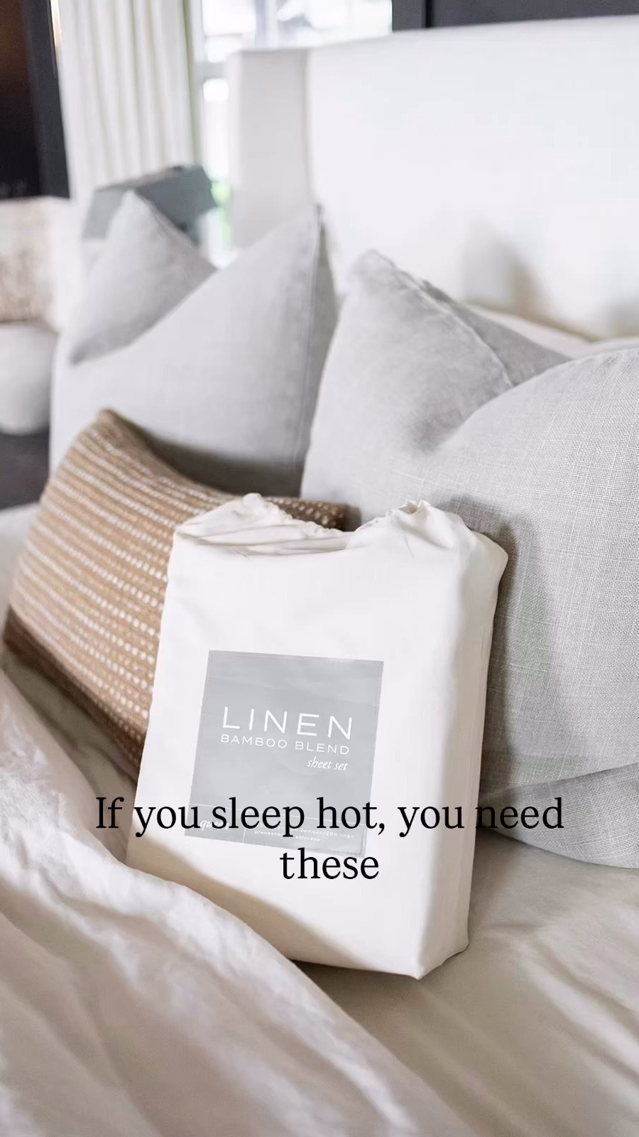 Bamboo Blend Sheets I Swear By

These are the sheets that made me stop searching. They’re soft, breathable, and have that slightly lived-in feel that still looks clean and elevated.

They keep me cool, wash well, and just get better over time. If you like that effortless, neutral bedding look that feels as good as it looks… these are it.

Linked them here 

#LTKHome