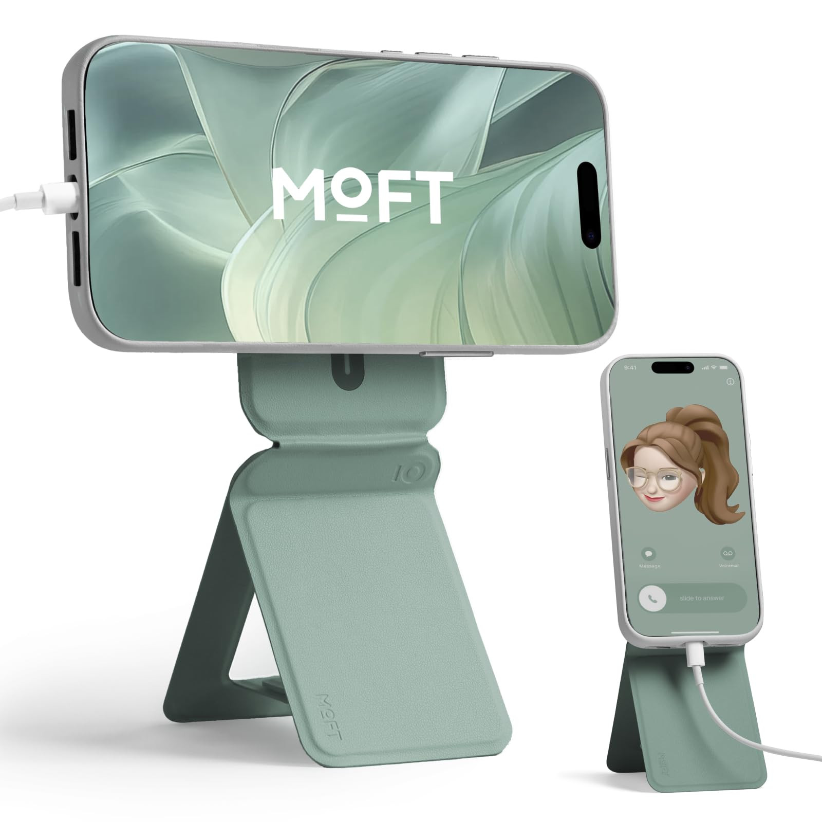 MOFT Phone Stand, Magnetic Phone Tripod Stand Stain-Resistant MOVAS Leather & Angle Adjustment & ... | Amazon (US)