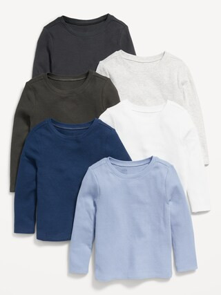 Unisex Long-Sleeve Thermal T-Shirt 6-Pack for Toddler | Old Navy (US)