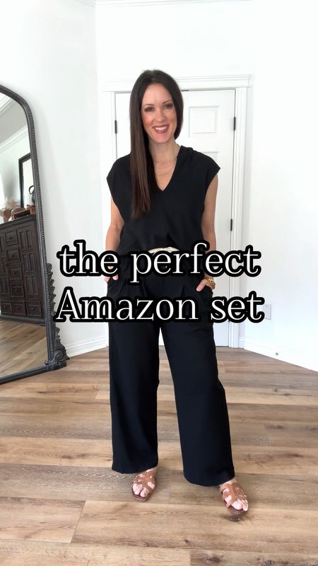 The perfect Amazon set does exist! It’s super comfy, has great details, and I love ribbed texture. Great for day-to-day, work from home, even travel. Comes in eight colors. 

Sizing - wearing medium

#LTKfindsunder50 #LTKstyletip #LTKover40