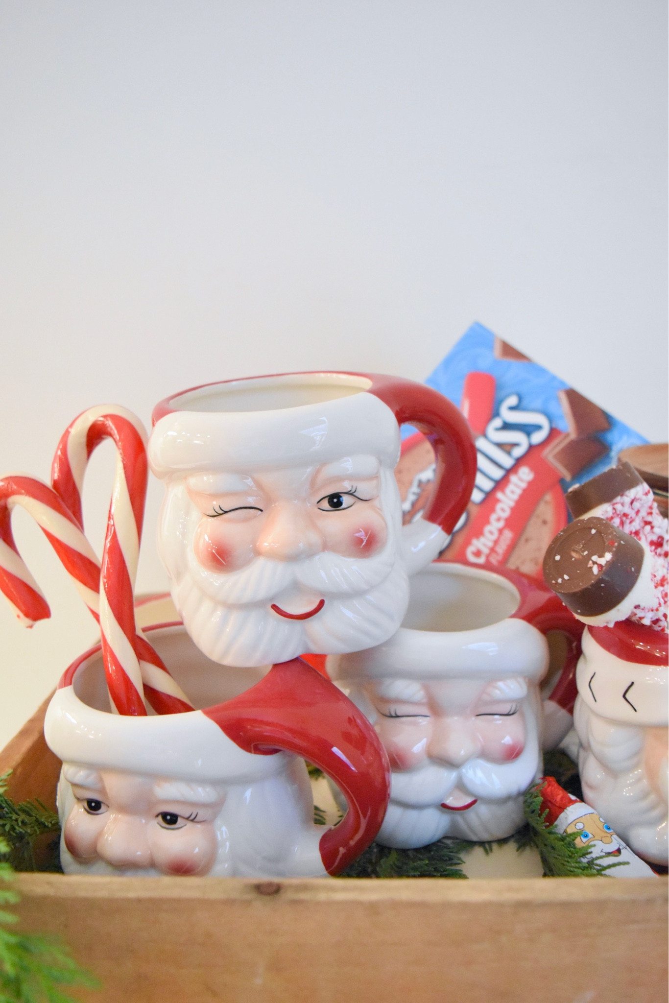 On the blog I shared how to make a cocoa crate as a gift. I filled mine with these adorable Santa 🎅🏻 mugs from Pottery Barn. 

#LTKHoliday #LTKSeasonal #LTKhome