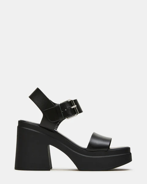 LIORA BLACK LEATHER | Steve Madden (US)
